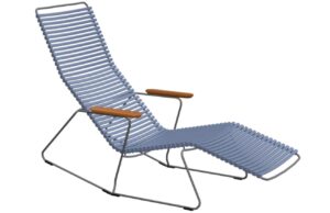 Modr&eacute; plastov&eacute; zahradn&iacute; leh&aacute;tko HOUE Click