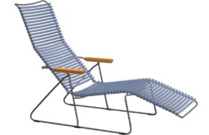 Modr&eacute; plastov&eacute; zahradn&iacute; leh&aacute;tko HOUE Click II.