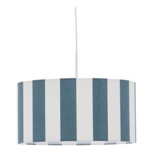 Modr&eacute; pruhovan&eacute; st&iacute;nidlo Kave Home Ciral 40 cm