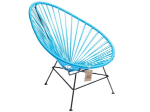 Modr&eacute; zahradn&iacute; křeslo Acapulco