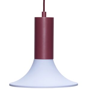 Modro-červen&eacute; kovov&eacute; z&aacute;věsn&eacute; světlo H&uuml;bsch Luminary 25 cm