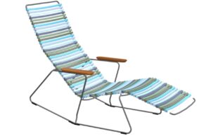 Modrozelen&eacute; plastov&eacute; zahradn&iacute; leh&aacute;tko HOUE Click