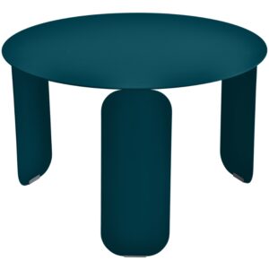 Modr&yacute; kovov&yacute; zahradn&iacute; konferenčn&iacute; stolek Fermob Bebop 60 cm