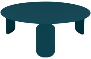 Modr&yacute; kovov&yacute; zahradn&iacute; konferenčn&iacute; stolek Fermob Bebop 80 cm