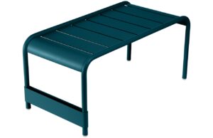 Modr&yacute; kovov&yacute; zahradn&iacute; konferenčn&iacute; stolek Fermob Luxembourg 86 x 44 cm