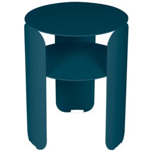 Modr&yacute; kovov&yacute; zahradn&iacute; odkl&aacute;dac&iacute; stolek Fermob Bebop 35 cm