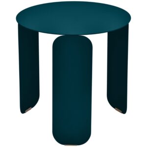 Modr&yacute; kovov&yacute; zahradn&iacute; odkl&aacute;dac&iacute; stolek Fermob Bebop 45 cm