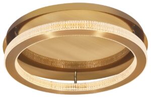 Mosazn&eacute; kovov&eacute; stropn&iacute; LED světlo Nova Luce Fiore 60 cm