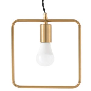 Mosazn&eacute; kovov&eacute; z&aacute;věsn&eacute; světlo Somcasa Hedra 23 cm