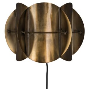 Mosazn&eacute; n&aacute;stěnn&eacute; světlo DUTCHBONE Corridor