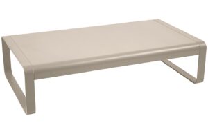 Mu&scaron;k&aacute;tově &scaron;ed&yacute; hlin&iacute;kov&yacute; zahradn&iacute; konferenčn&iacute; stolek Fermob Bellevie 138 x 80 cm