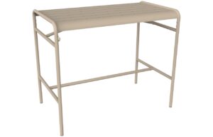 Mu&scaron;k&aacute;tově &scaron;ed&yacute; kovov&yacute; barov&yacute; stůl Fermob Luxembourg 126 x 73 cm