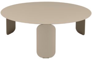 Mu&scaron;k&aacute;tově &scaron;ed&yacute; kovov&yacute; zahradn&iacute; konferenčn&iacute; stolek Fermob Bebop 80 cm