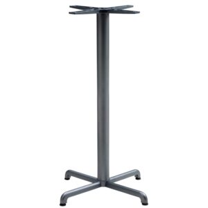 Nardi Antracitově &scaron;ed&aacute; hlin&iacute;kov&aacute; stolov&aacute; podnož Calice 107 cm