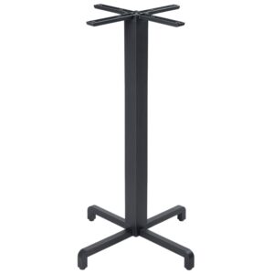 Nardi Antracitově &scaron;ed&aacute; hlin&iacute;kov&aacute; stolov&aacute; podnož Fiore 107 cm