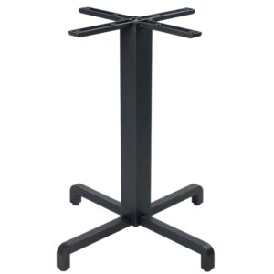 Nardi Antracitově &scaron;ed&aacute; hlin&iacute;kov&aacute; stolov&aacute; podnož Fiore 72 cm