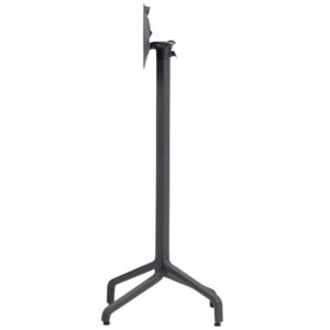 Nardi Antracitově &scaron;ed&aacute; hlin&iacute;kov&aacute; stolov&aacute; skl&aacute;pěc&iacute; podnož Frasca 107 cm