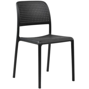 Nardi Antracitově &scaron;ed&aacute; plastov&aacute; zahradn&iacute; židle Bora