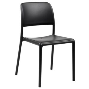 Nardi Antracitově &scaron;ed&aacute; plastov&aacute; zahradn&iacute; židle Riva