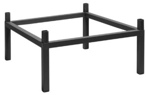 Nardi Antracitově &scaron;ed&yacute; hlin&iacute;kov&yacute; barov&yacute; n&aacute;stavec na stůl Cube 80 x 80 cm