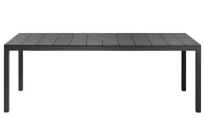 Nardi Antracitově &scaron;ed&yacute; hlin&iacute;kov&yacute; j&iacute;deln&iacute; zahradn&iacute; stůl Rio 210 x 85 cm