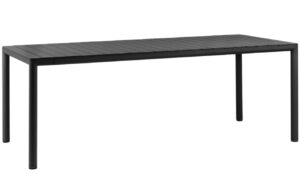 Nardi Antracitově &scaron;ed&yacute; plastov&yacute; rozkl&aacute;dac&iacute; zahradn&iacute; stůl Tevere 211/275 x 100 cm