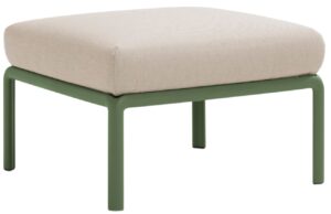 Nardi B&eacute;žov&aacute; l&aacute;tkov&aacute; zahradn&iacute; podnožka Komodo se zelenou podnož&iacute; 72 x 72 cm