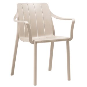 Nardi B&eacute;žov&eacute; plastov&eacute; zahradn&iacute; křeslo Tiberina