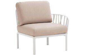 Nardi B&eacute;žov&yacute; l&aacute;tkov&yacute; zahradn&iacute; koncov&yacute; modul Komodo II. s b&iacute;lou podnož&iacute;