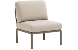 Nardi B&eacute;žov&yacute; l&aacute;tkov&yacute; zahradn&iacute; modul Komodo s hnědo&scaron;edou podnož&iacute;