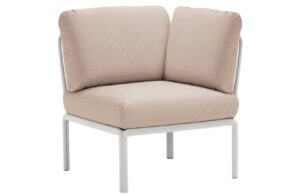 Nardi B&eacute;žov&yacute; l&aacute;tkov&yacute; zahradn&iacute; rohov&yacute; modul Komodo II. s b&iacute;lou podnož&iacute;