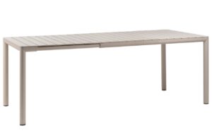 Nardi B&eacute;žov&yacute; plastov&yacute; rozkl&aacute;dac&iacute; zahradn&iacute; stůl Tevere 147/211 x 90 cm