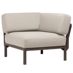 Nardi B&eacute;žov&yacute; zahradn&iacute; rohov&yacute; modul Maximo s hnědou podnož&iacute;