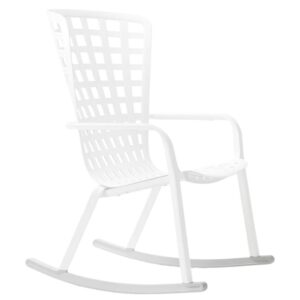 Nardi B&iacute;l&aacute; plastov&aacute; houpac&iacute; podnož ke křeslu Folio