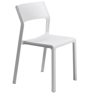Nardi B&iacute;l&aacute; plastov&aacute; zahradn&iacute; židle Trill