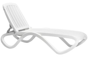 Nardi B&iacute;l&eacute; plastov&eacute; zahradn&iacute; leh&aacute;tko Tropico