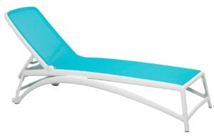 Nardi B&iacute;lo-tyrkysov&eacute; zahradn&iacute; leh&aacute;tko Atlantico