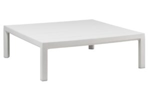 Nardi B&iacute;l&yacute; plastov&yacute; zahradn&iacute; stolek Maximo Tavolino 80 x 80 cm