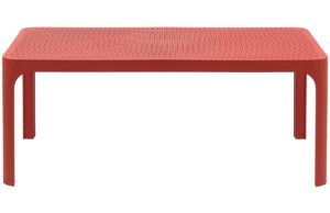 Nardi Červen&yacute; plastov&yacute; zahradn&iacute; stolek Net 100 x 60 cm