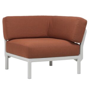 Nardi Červen&yacute; zahradn&iacute; rohov&yacute; modul Maximo s b&iacute;lou podnož&iacute;