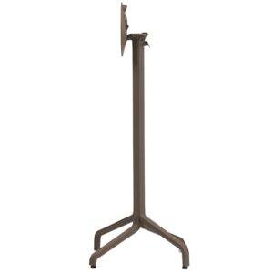 Nardi Hněd&aacute; hlin&iacute;kov&aacute; stolov&aacute; skl&aacute;pěc&iacute; podnož Frasca 107 cm