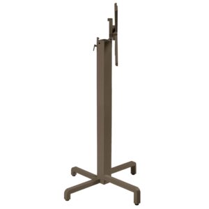 Nardi Hněd&aacute; hlin&iacute;kov&aacute; stolov&aacute; skl&aacute;pěc&iacute; podnož Ibisco 107 cm