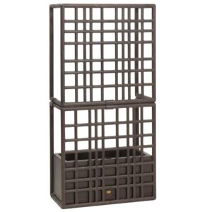 Nardi Hněd&aacute; plastov&aacute; samonosn&aacute; živ&aacute; stěna Sipario 141 x 70