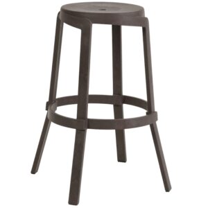 Nardi Hněd&aacute; plastov&aacute; zahradn&iacute; barov&aacute; židle Stack Maxi 76