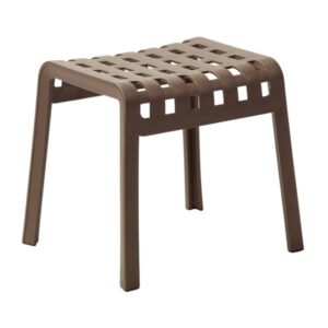 Nardi Hněd&aacute; plastov&aacute; zahradn&iacute; podnožka Poggio