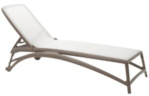 Nardi Hnědo-b&iacute;l&eacute; zahradn&iacute; leh&aacute;tko Atlantico