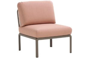 Nardi Růžov&yacute; l&aacute;tkov&yacute; zahradn&iacute; modul Komodo s hnědo&scaron;edou podnož&iacute;