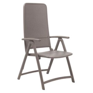 Nardi &Scaron;edo hněd&aacute; plastov&aacute; zahradn&iacute; židle Darsena