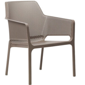 Nardi &Scaron;edo hněd&eacute; plastov&eacute; zahradn&iacute; křeslo Net Relax