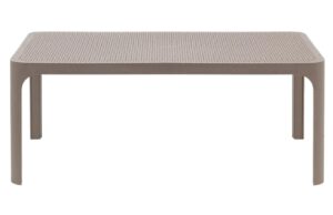 Nardi &Scaron;edo hněd&yacute; plastov&yacute; zahradn&iacute; konferenčn&iacute; stolek Net 100 x 60 cm
